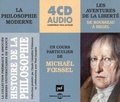 Michaël Foessel - Histoire de la philosophie moderne - Les aventures de la liberté : de Rousseau à Hegel. 4 CD audio