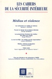  Collectif - Les cahiers de la sécurité  intérieure N° 20 Avril 1995 : Médias et violence.