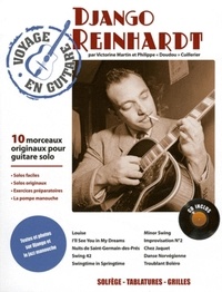 Victorine Martin et Philippe "Doudou" Cuillerier - Django Reinhardt - 10 morceaux originaux pour guitare solo. 1 CD audio