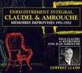 Paul Claudel et Jean Amrouche - Mémoires improvisés 1951-1952. 12 CD audio