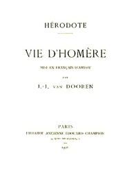  Hérodote - Vie d'Homère.