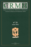  CRMH - Cahiers de Recherches Médiévales et Humanistes N° 24/2012 : .