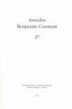  Institut Benjamin Constant - Annales Benjamin Constant N° 37 : .