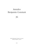  Institut Benjamin Constant - Annales Benjamin Constant N° 36 : .