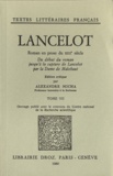  Anonyme - Lancelot - Tome 7, Du début du roman jusqu'à la capture de Lancelot par la Dame de Malohaut.