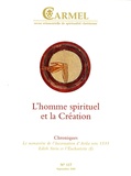Jean Clapier et Evaristo Renedo - Carmel N° 117, Septembre 20 : L'homme spirituel et la Création.