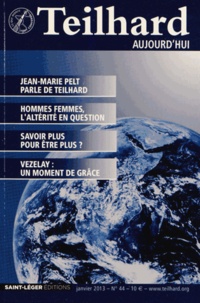 Jacques Masurel - Teilhard aujourd'hui N° 44, Janvier 2013 : .
