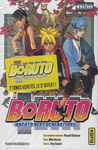 Ukyô Kodachi et Mikio Ikemoto - Boruto - Naruto Next Generations  : Pack en 3 volumes : Tome 1 ; Tome 2 ; Tome 3.