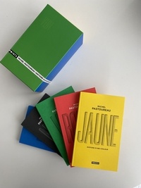 Histoire d'une couleur. Coffret  en 5 volumes : Bleu ; Noir ; Vert ; Rouge ; Jaune  Edition collector