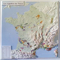  Reliefs Editions - Les vignobles de France.