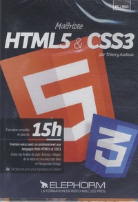 Thierry Audoux - Maîtrisez HTML5 et CSS3. 1 DVD