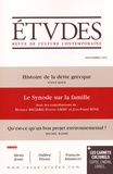 François Euvé - Etudes N° 4210, novembre 2014 : La Chine, banquier du monde ?.