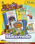 Mindscape entertainment - Coffret L'Ecole des aventuriers - Maternelle 3-6 ans : Caillou. Lapin Malin. Arthur. Nounours. 4 CD-ROM.