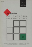  Ministère Education Nationale - Education & formations N° 8, Octobre 1990 : Le compte de l'éducation - Résultats Années 1974-1988.