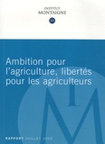  Institut Montaigne - Ambition pour lagriculture, libertés pour les agriculteurs.