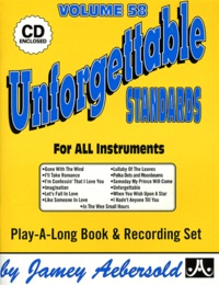 Jamey Aebersold - Unforgettable standards for all instruments. 1 CD audio