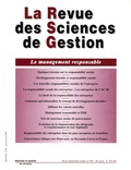 Philippe Naszalyi et Bernard Fleuriot - La Revue des Sciences de Gestion N° 211-212, Janvier- : Le management responsable.