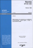  AFNOR - Détermination de la résistance au cisaillement d'assemblage rigide-rigide, collés à recouvrement simple - NF EN 1465, Adhésifs.