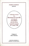 Pierre Charmoz - L'héroïque aventure de Henriette de Tourville sur la cime du Mont Blanc.