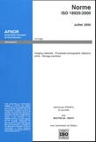  AFNOR - Imaging materials - Processed photographic reflection prints - Storage practices - Norme ISO 18920.