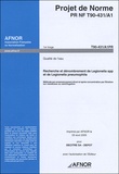  AFNOR - Projet de Norme PR NF T90-431/A1 Qualité de l'eau - Recherche et dénombrement de Legionella spp et de Legionella pneumophila.