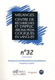 Anne Chateau et Dominique Macaire - Mélanges N° 32 : Pratiques d'accompagnement(s) des apprenants en présentiel et à distance.