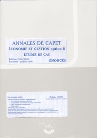 Philippe Collet - Annales de Capet, économie et gestion option B - Etude de cas.