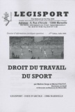 Serge Pautot et Michel Pautot - Droit du travail du sport.