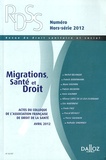 Michel Borgetto - Revue de droit sanitaire et social Hors-série 2012 : Migrations, Santé et Droit - Actes du colloque de l'Association française de droit à la santé, Paris, Avril 2012.