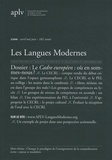 Pierre Frath - Les Langues Modernes N° 2/2008 : Le Cadre européen : où en sommes-nous ?.