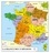 Philippe Rossignol - La France des 13 régions / La France physique - Carte murale plastifiée physique et administrative.