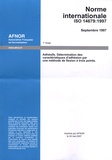  AFNOR - Norme internationale ISO 14679:1997 Adhésifs - Détermination des caractéristiques d'adhésion par une méthode de flexion à trois points.