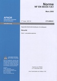  AFNOR - Norme NF EN 60335-1/A1 Appareils électrodomestiques et analogues - Sécurité Partie 2 : prescriptions générales.