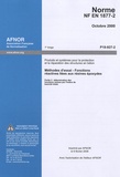  AFNOR - Norme NF EN 1877-2 - Produits et systèmes pour la protection et la réparation des structures en béton, méthodes d'essai-Fonctions réactives liées aux résines époxides.