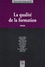 Joël Bonamy et André Voisin - Education permanente N° 126/1996-1 : La qualité de la formation.