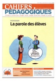 Bastien Sueur et Michel Tozzi - Cahiers pédagogiques N° 538, juin 2017 : La parole des élèves.