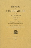 Emerand Forestié - Histoire de l'imprimerie et de la librairie à Montauban.