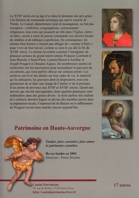 Peintres en Haute-Auvergne aux XVIIe et XVIIIe siècles