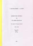 Germaine Meyer-Noirel et Jacques Laget - Répertoire général des ex-libris français, des origines à l'époque moderne (1496-1920) - Tome 16, Pi-Pz Q-Ra.