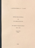Germaine Meyer-Noirel et Jacques Laget - Répertoire général des ex-libris français, des origines à l'époque moderne (1496-1920) - Tome 17, Re-Ry.