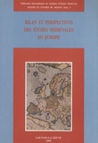 Jacqueline Hamesse - Bilan et perspectives des études médiévales en Europe - Actes du premier Congrès européen d'Etudes Médiévales (Spoleto, 27-29 mai 1993).