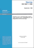  AFNOR - Norme ISO 5667-1:1980 Qualité de l'eau, échantillonnage. - Partie 1, Guide général pour l'établissement des programmes d'échantillonnage.