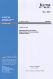  AFNOR - Norme NF T90-391 mars 2005 - Qualité de l'eau, détermination de l'indice oligochètes de bioindication lacustre (IOBL).