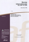  AFNOR - Norme internationale ISO 5667-10:1992 Qualité de l'eau - Echantillonnage Partie 10 : guide pour l'échantillonnage des eaux résiduaires.