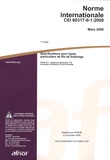  AFNOR - Norme internationale CEI 60317-0-1:2008 Spécifications pour types particuliers de fils de bobinage - Partie 0-1 : exigences générales - Fil de section circulaire en cuivre émaillé.