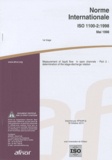  AFNOR - ISO 1100-2 : 1998 measurement of liquid flow in open channels part 2 - Determination of the stage-discharge relation.