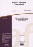  AFNOR - Rapport technique international ISO/CEI TR 18001:2004 Technologies de l'information - Identification par radiofréquence (RFID) pour la gestion d'objets - Profils de conditions d'application.