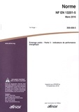  AFNOR - Norme NF EN 13201-5 Eclairage public - Partie 5 : indicateurs de performance énergétique.