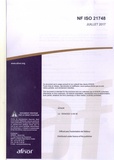  AFNOR - NF ISO 21748.