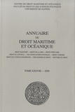  CDMO - Annuaire de droit maritime et océanique - Tome 38/2020.